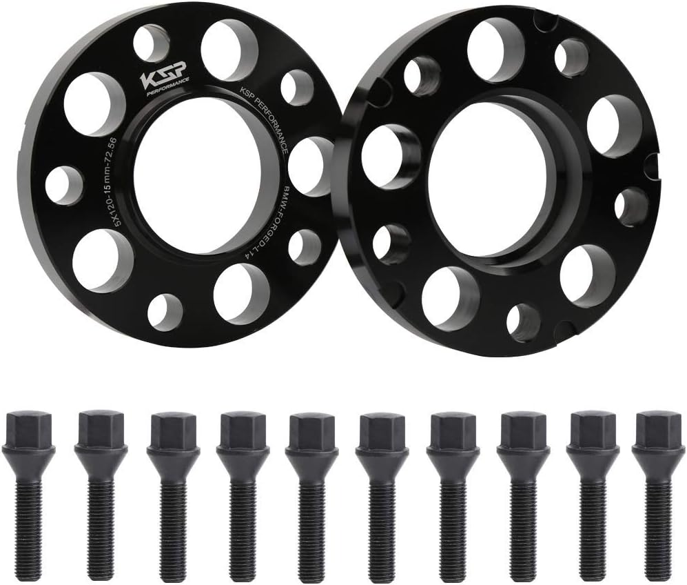 5x120mm Wheel Spacers 1" (25mm) Hub Bore 72.56mm with M12x1