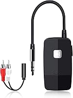 Vista 1 de Golvery, receptor Bluetooth (Bluetooth avanzado 4.1, A2DP) - adaptador de audio inalámbrico portable con entrada de 3,5 mm - disfruta la música