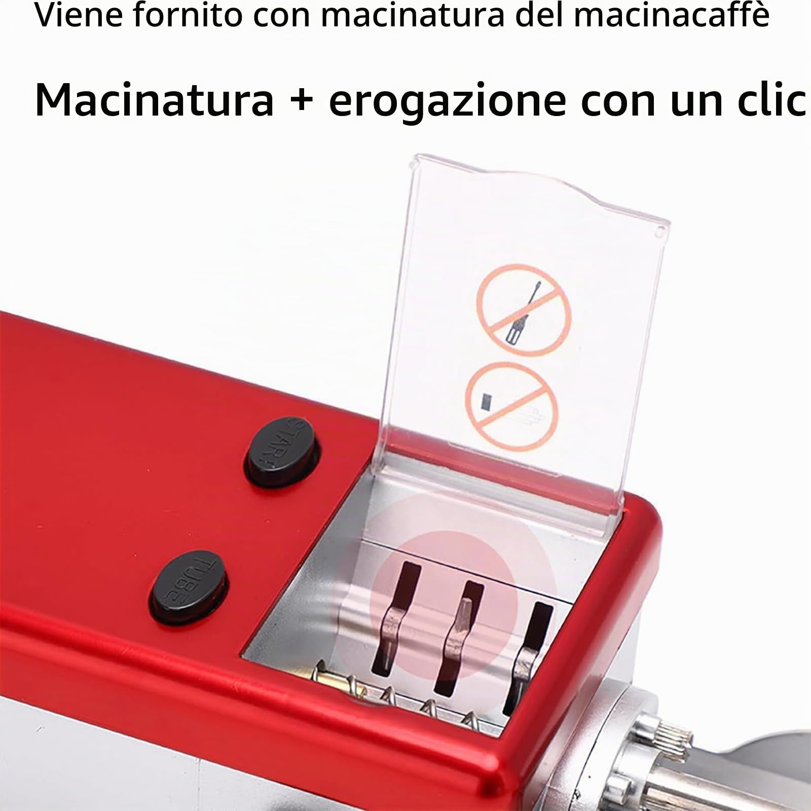 MObyat Macchina per Rollare Sigarette Elettrica, 5 Livelli di Regolazione, Completamente Automatica, 5,5/6,5/8,0 Mm, Rollatrice Elettrica Universale, 1 Stick in 2 Secondi, Regalo per Padre E Marito