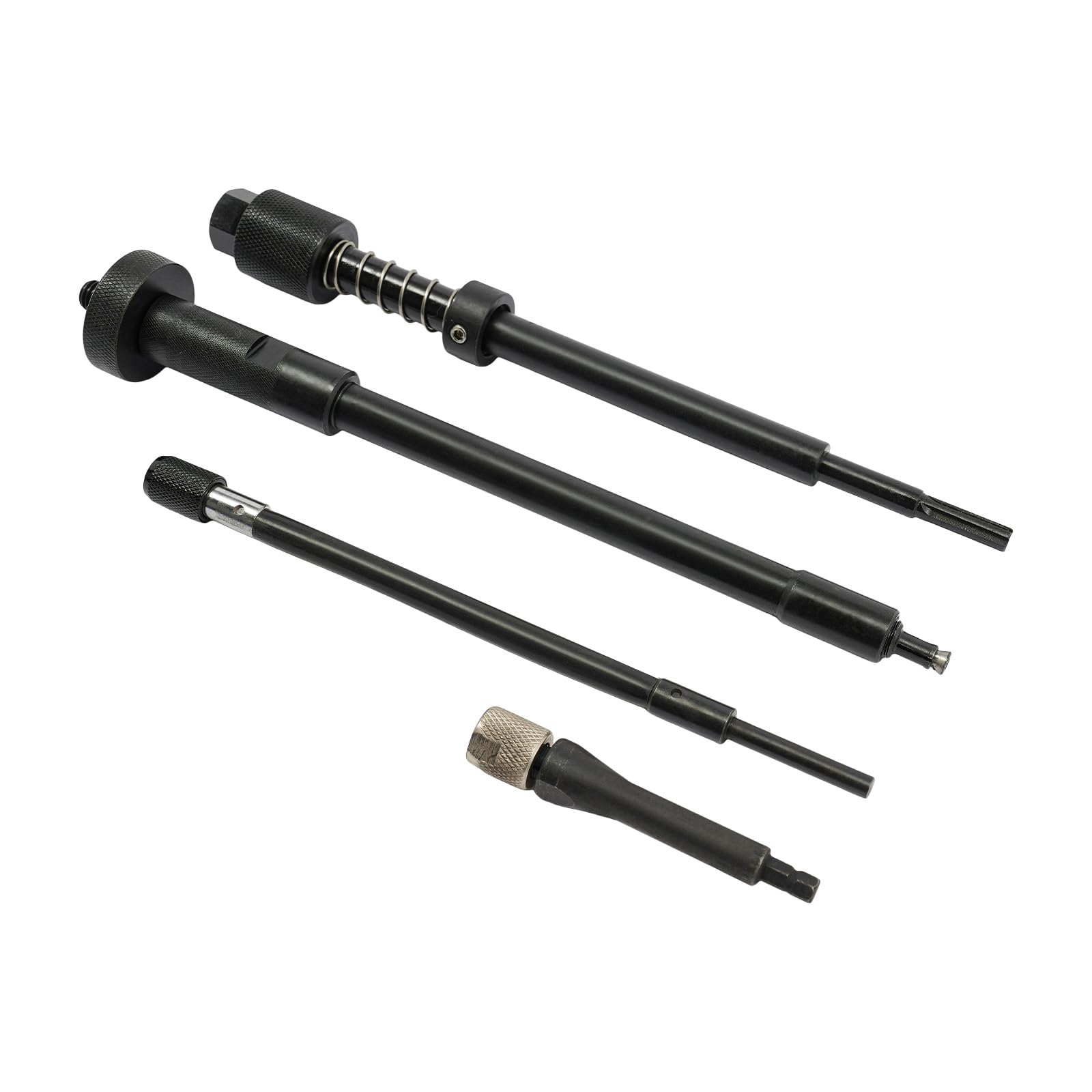 Kit de nettoyage professionnel pour injecteur - Outil de nettoyage pour siège d'injecteur et puits pour diesel/voiture - Outil de voiture de qualité supérieure avec brosses, tailleurs et sac