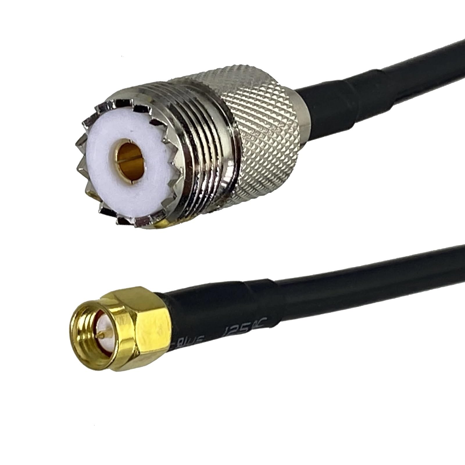 RG58 UHF SO239 Femmina Jack a SMA Maschio Spine Connettore Coassiale Jumper Cavo Pigtail 1 Pz (1.5M)