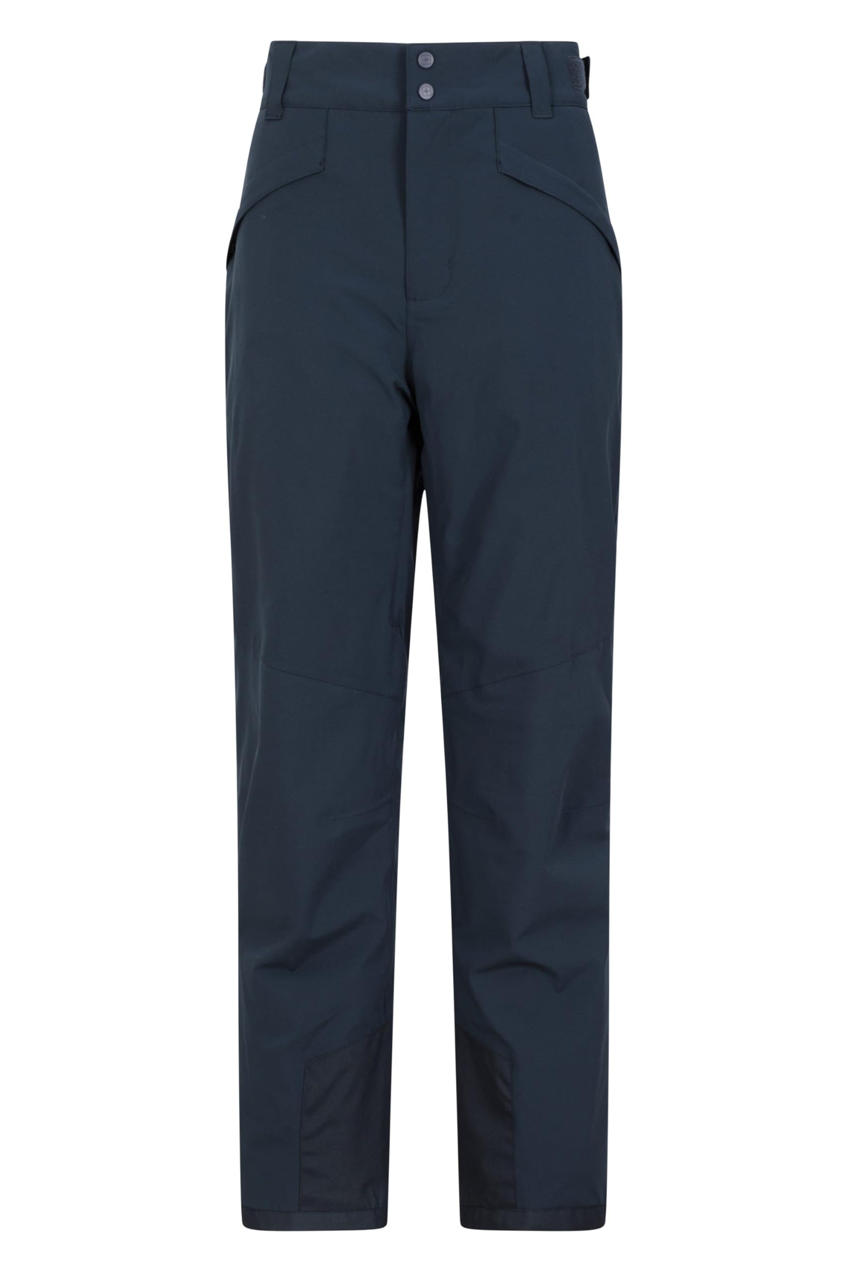Mountain Warehouse Orbit Stretch Mens Ski Pants - Waterproof Winter Salopettes, Recco Reflectors - Perfect for Winter Holidays, Skiing & Snowboarding Navy 2XL