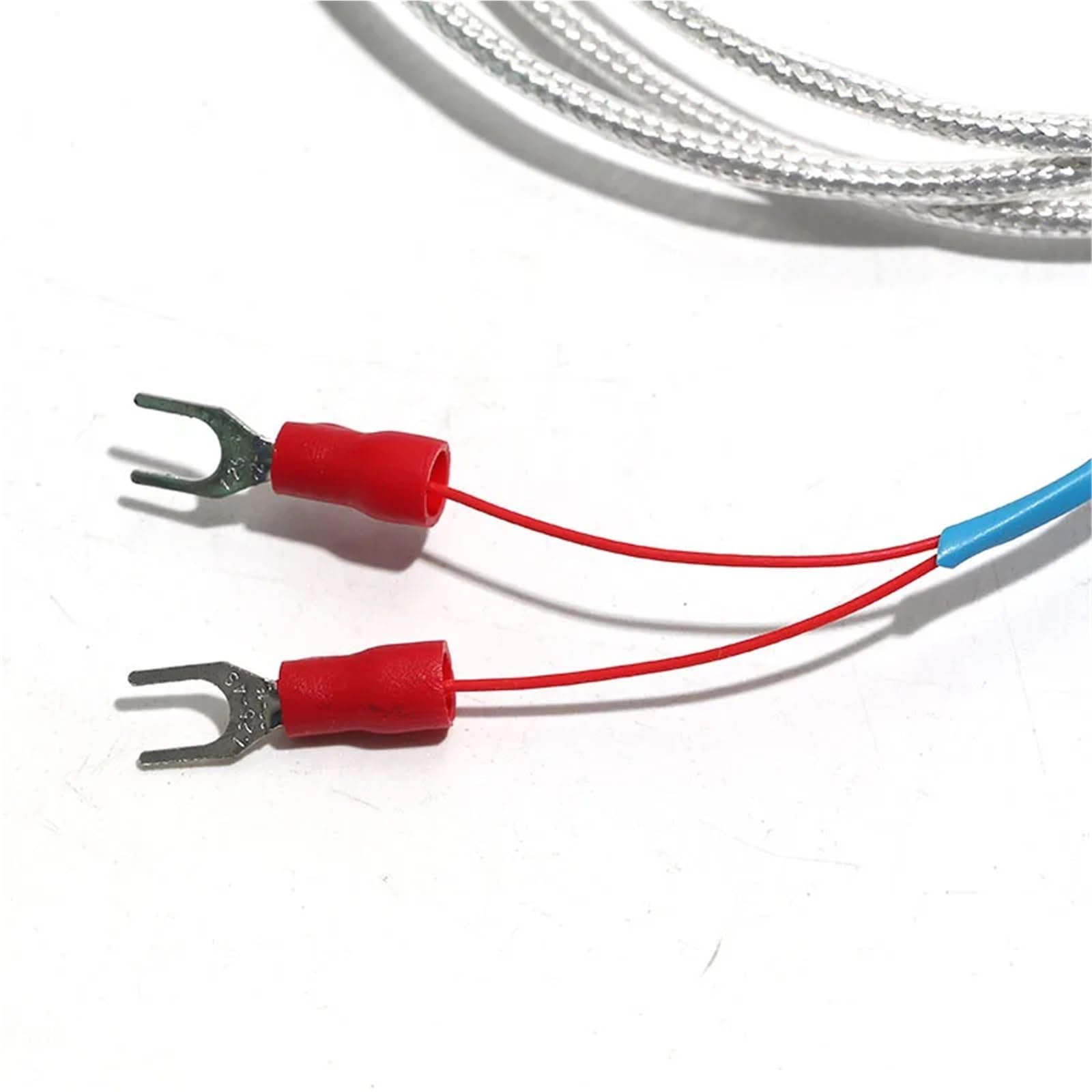 Termopar de resistencia térmica con punta de aguja NTC10K/PT100/PT1000 insertado en acero inoxidable SUS304 de grado alimenticio de 4 x 100 mm(PT100 Cable5m)