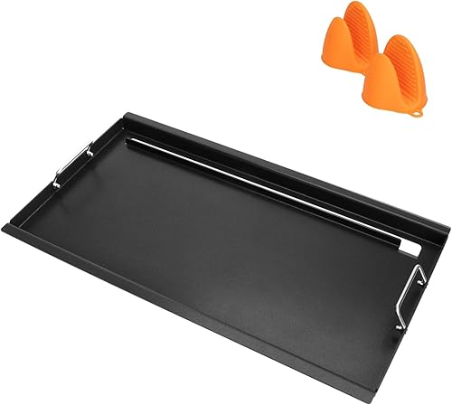 Vista 17 de DELSbbq Insertos de parrilla de tamaño completo para parrillas de gas Weber Spirit 200 Series, 7637 antiadherente plana superior de repuesto