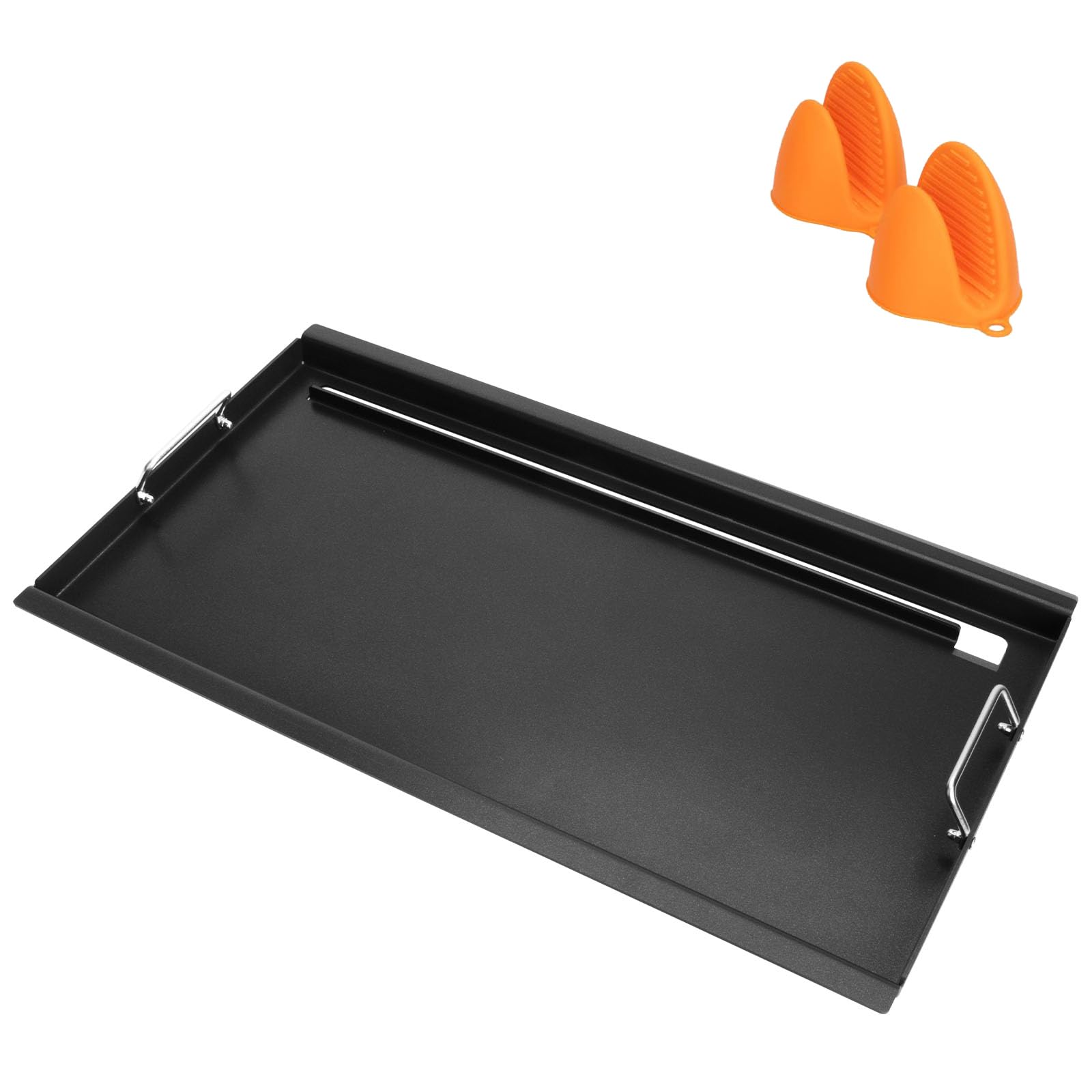 Full-Size Griddle Inserts for Charbroil Performance 5 Burner, Flat Top Griddle for Charbroil Grill 463275517 463243518 463243519 463275717 463372017