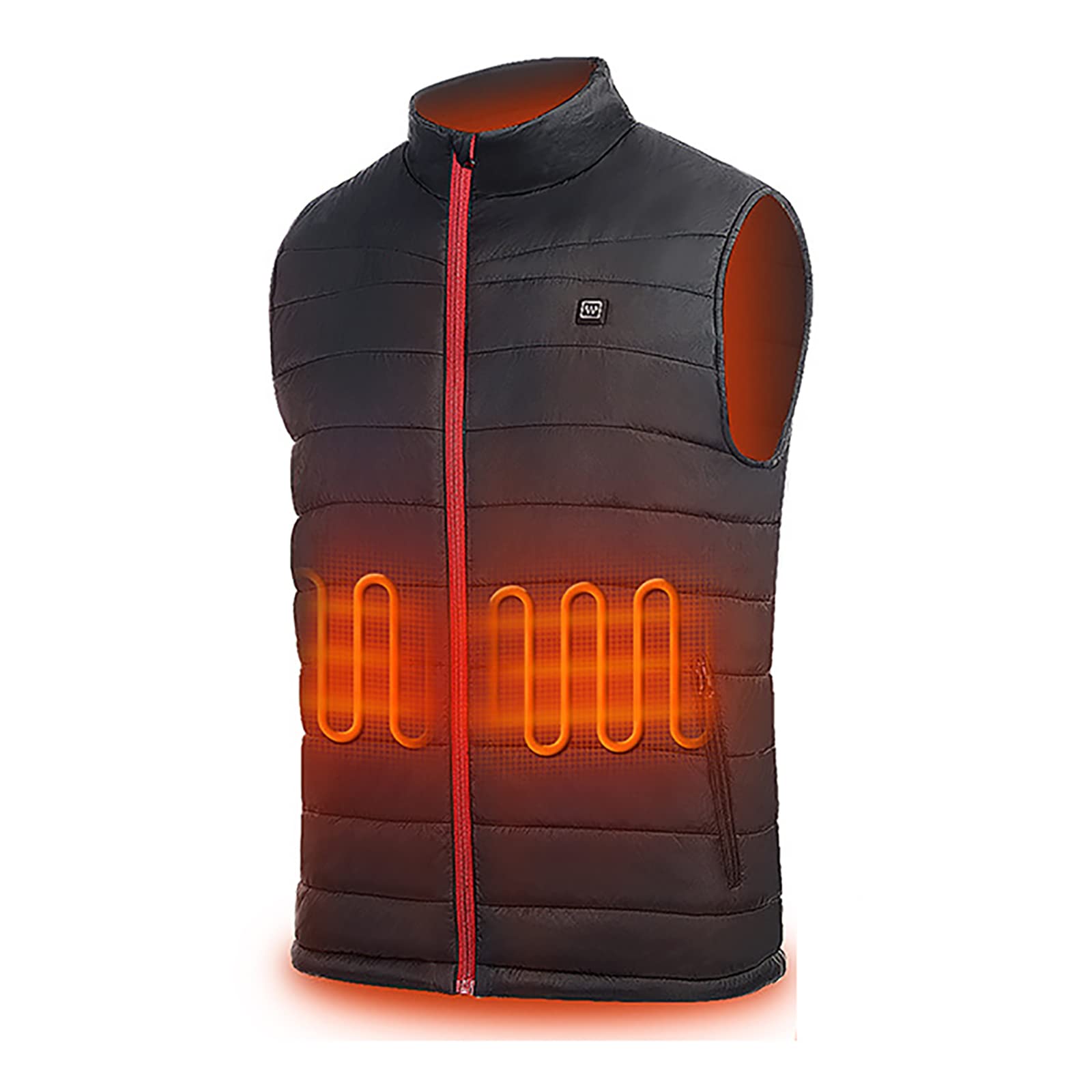 Chaleco Calefactor para Hombre y Mujer,Chaqueta Calefactable USB,Chaleco Calefactable Lavable con Temperatura Ajustable,para Pescar,Camping,Exteriores