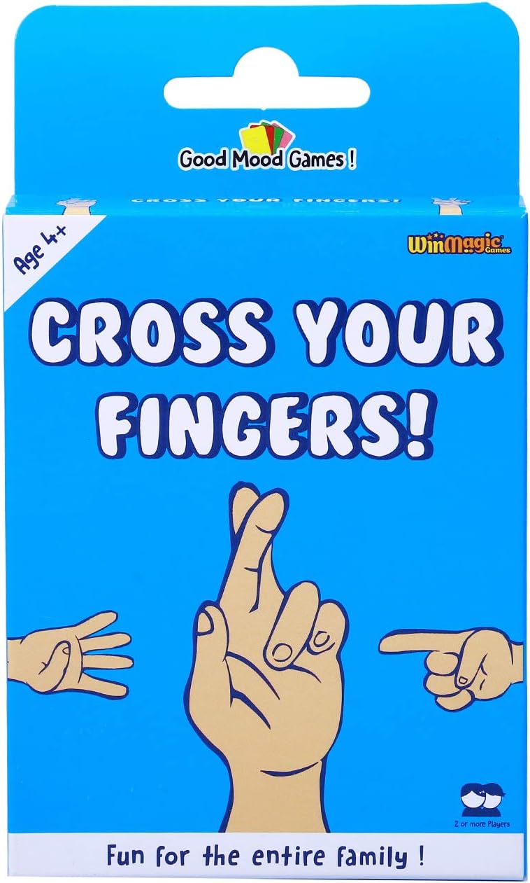 Cross Your Fingers Card Games| Develop Visual Distinction for Kids Age 4+|Travel Game|Family Night Party Game|Stocking Stuffer For Kids|Best for Birthday & Return Gifts|Made In India