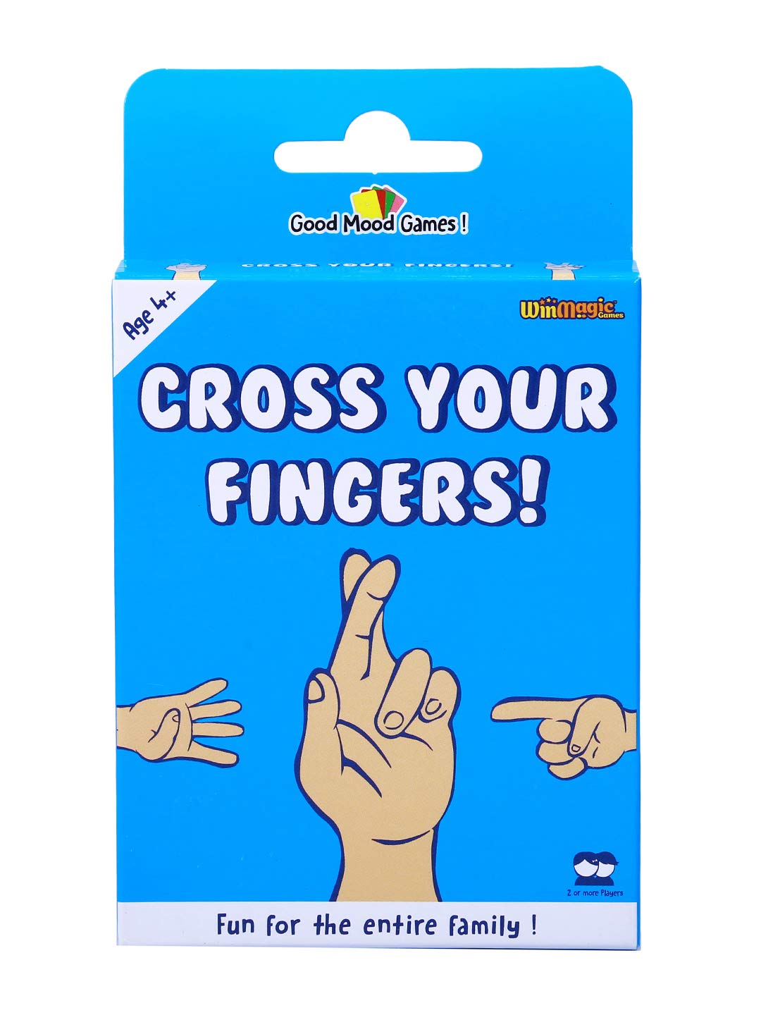 Good Mood Games Cross Your Fingers Card Games| Develop Visual Distinction for Kids Age 4+|Travel Game|Family Night Party Game|Stocking Stuffer For Kids|Best for Birthday & Return Gifts|Made In India