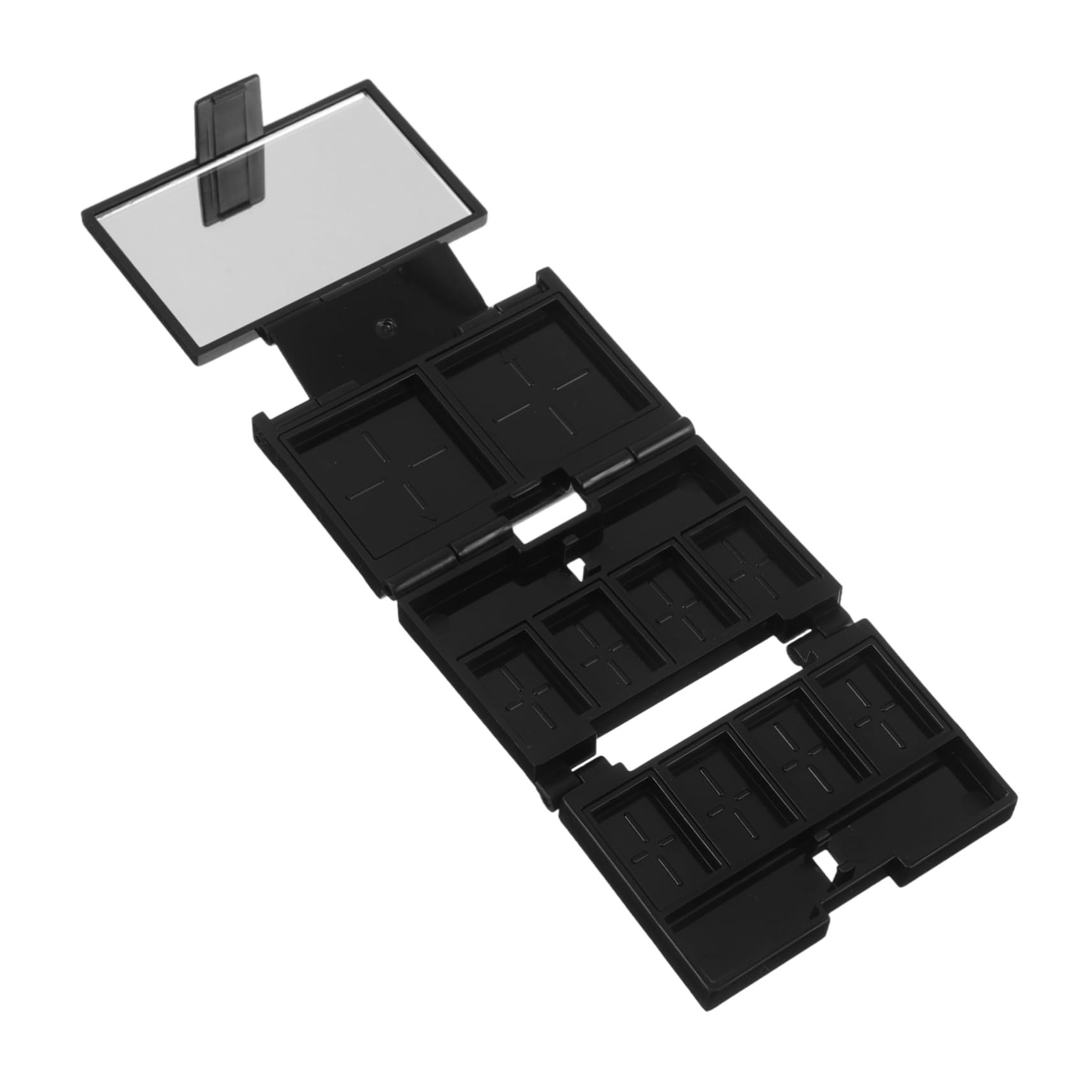 FRCOLOR Mini Makeup Palette Portable Organizer for Eyeshadow Blush Highlighter for Travel Everyday Use Compact Design for Women for Customizing Your