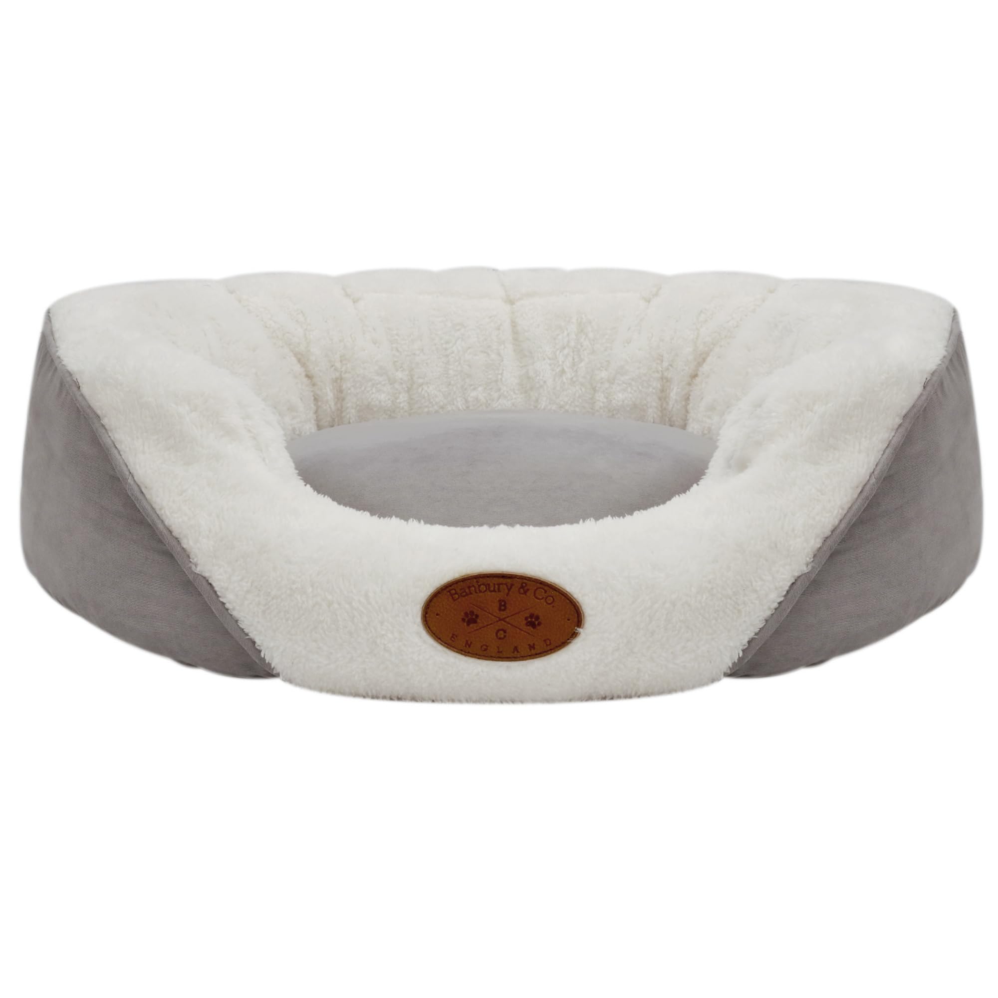 Banbury & Co Luxury Cosy Dog Bed - Small - Grey