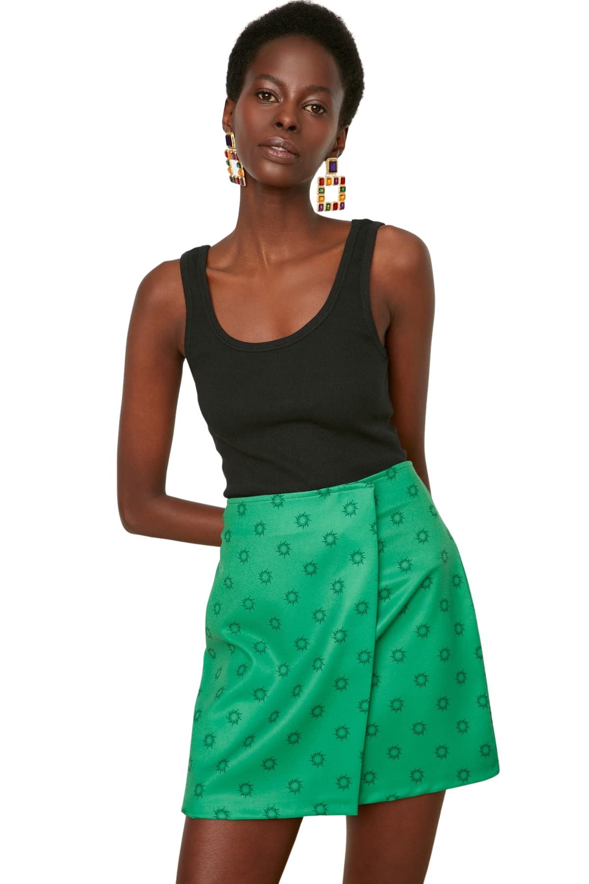 Trendyol FeMan Regular fit Basic Scoop neck Knit Singlet