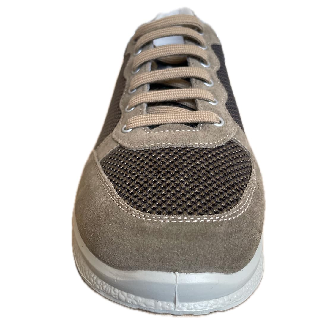 Grisport Scarpe Città Sneaker Argon Uomo Leggere estive in Pelle e Inserti alla Moda in Mesh Soletta Estraibile