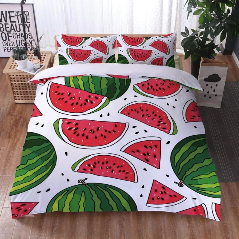 Housse de couette 140x200 avec 2 taies 65x65 pour parure de lit