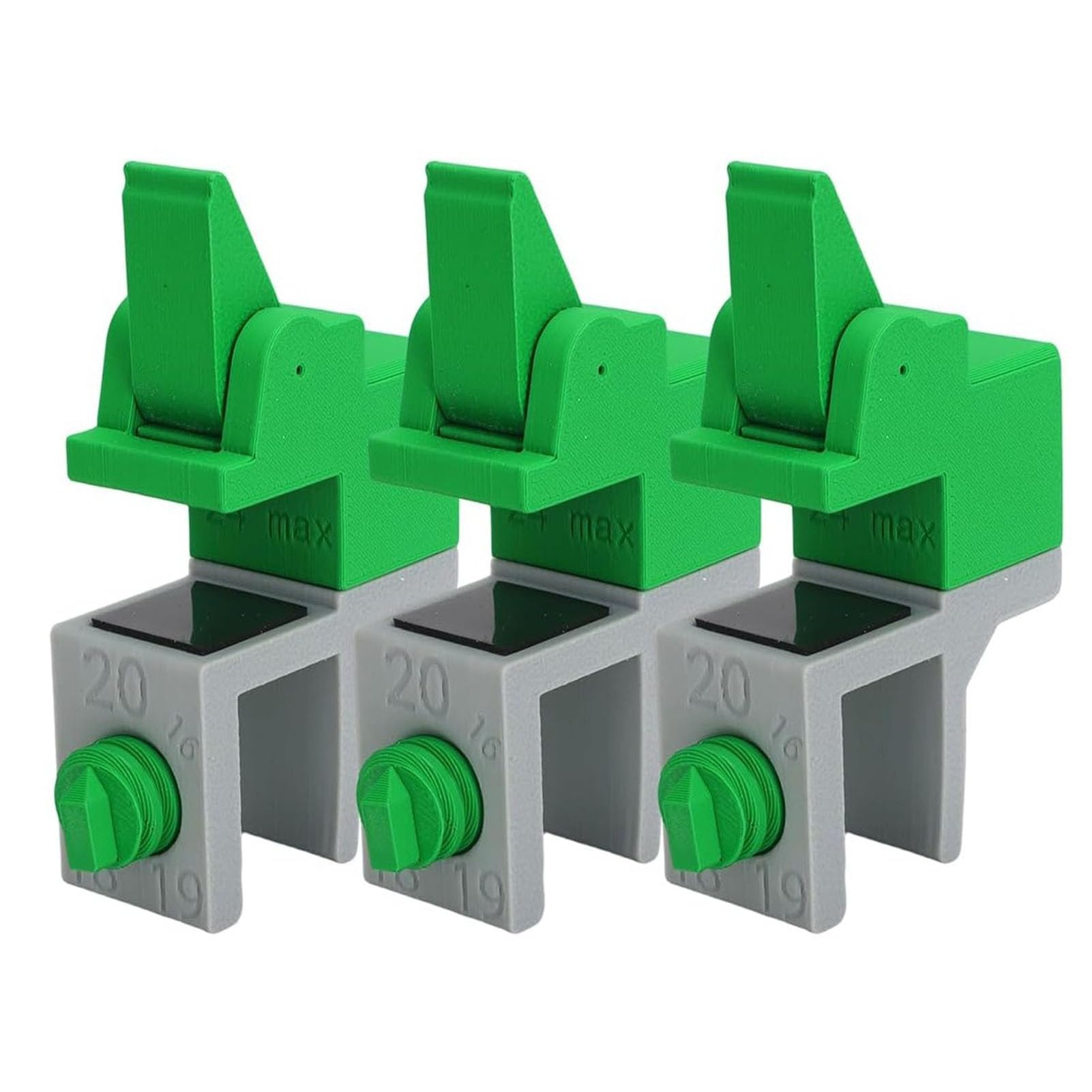 Annadue Scribe Jig Regolabile, 3 Pezzi Morsetto Rapido, per Tracciamento | Morsetto di riempimento per la lavorazione del legno, per carcassa di armadio 12-20 mm, piastra 16-24 mm, plastica ABS