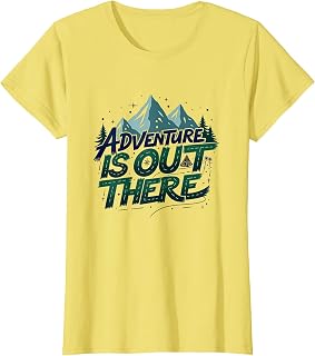 Adventure Is Out There Mountain Camping T-Shirt