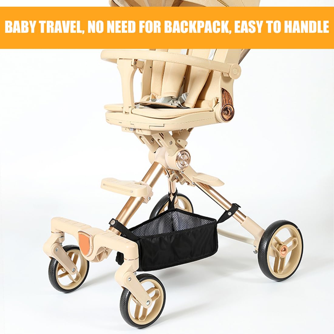 Resistente alla Polvere, Cestino per Passeggino, per Passeggino, Fondo da Appendere al Fondo del Passeggino, Borsa Organizer per Il Fondo del Passeggino, Passeggino Accessori cestello