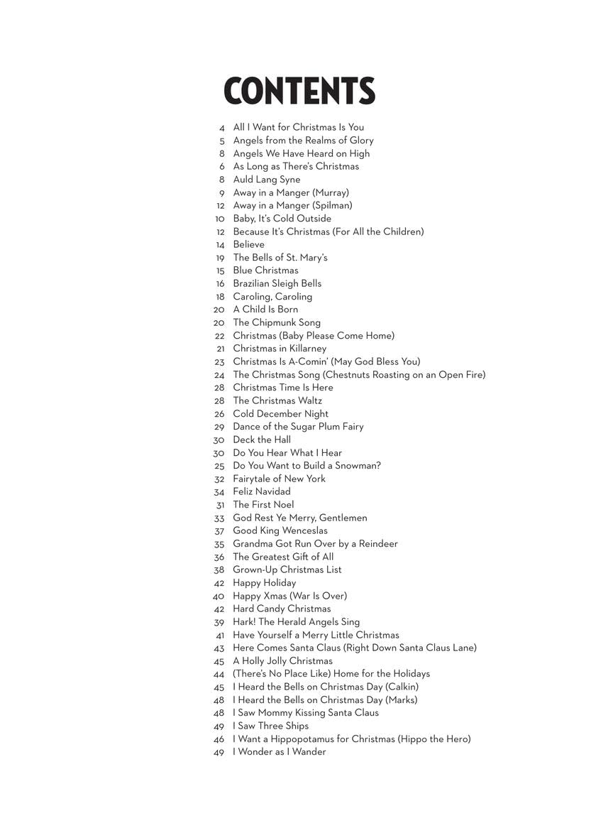 101 Christmas Songs for Violin | Holiday Sheet Music and Songbook for Beginner and Intermediate Players | Easy Violin Christmas Music Book with Festive Carols for Students and Teachers