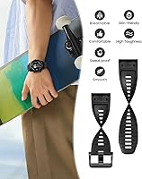 Vista 4 de NotoCity Para Fenix 7X Pro/6X Pro Band para Fenix 6X Correa Fenix 7X Banda 1.024 in Ancho Fenix 5X Plus Pulsera para Descent Mk2i/tactix