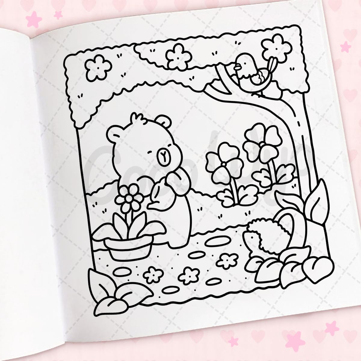 Cozy Cuties: Coloring Book for Adults and Kids - Image 5