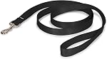 PetSafe Nylon Dog Leash - Strong, Durable, Traditional Style Leash with Easy to Use Bolt Snap - 3/4" x 6', Black