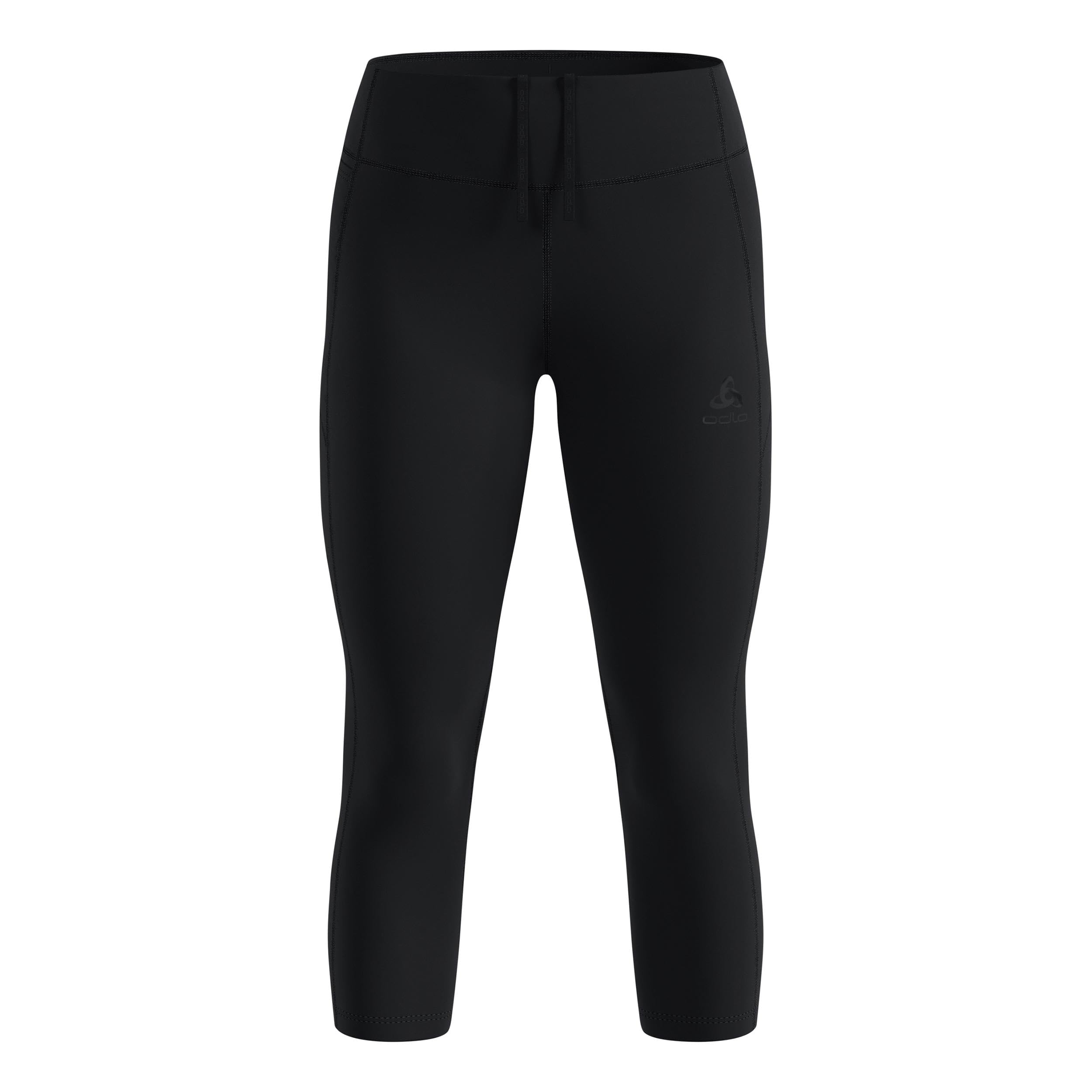 Mallas 3/4 Odlo Essential de mujer en color negro talla M para running transpirable 3