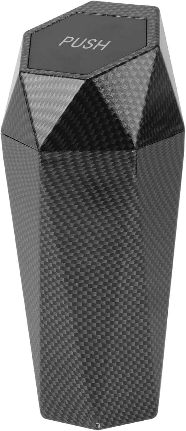 Car Trash Can Portable 3.5" Width 7.9" Height Trash Bin Plastic