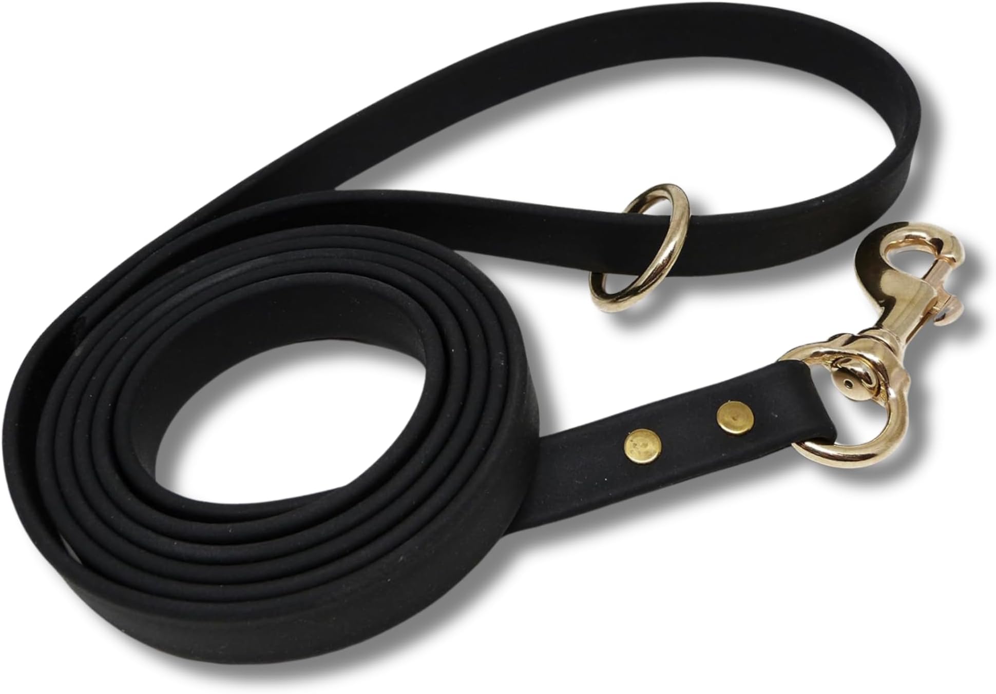 JIM HODGES DOG TRAININGGummy Dog Leash, Biothane, Dog Training Leash, Waterproof, Weatherproof, 6 Foot Length for Small, Medium & Large Dogs or Puppies, Various Sizes & Colors