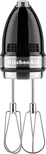 Vista 19 de KitchenAid KHM926 Batidora de mano digital, de 9 velocidades, con accesorios Turbo Beater II, Empire Red