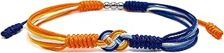 Infinity Love Bisexual Pansexuality LGBTQIA+ Pride Lesbian MLM Love Wrist Wrap Bracelet, Boho Rope Bracelet Bangles for Women Men Thread for Him and Her