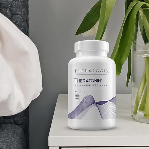 Miniatura 6 de Theralogix Suplemento de melatonina Theratonin - Suministro para 90 días - Suplemento de apoyo para dormir - Melatonina para ayudar a una buena