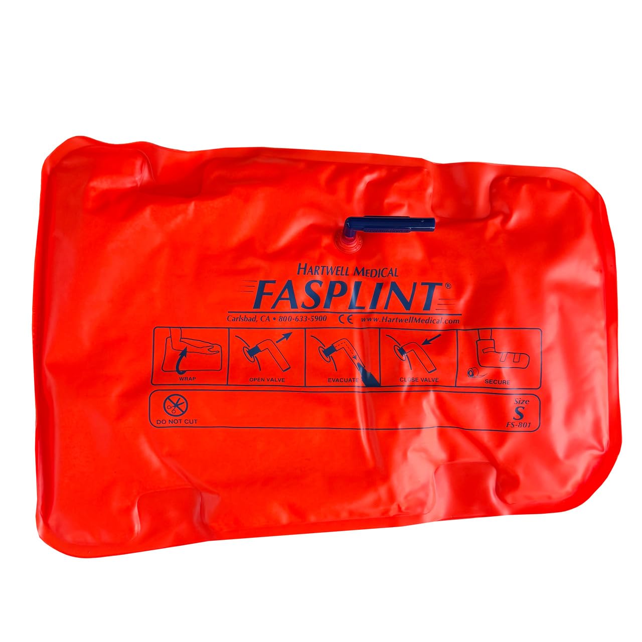 FASPLINT® Vacuum Splint - First Aid Universal Tactical Splint - Lightweight (Small - 19.5" H x 14" W)