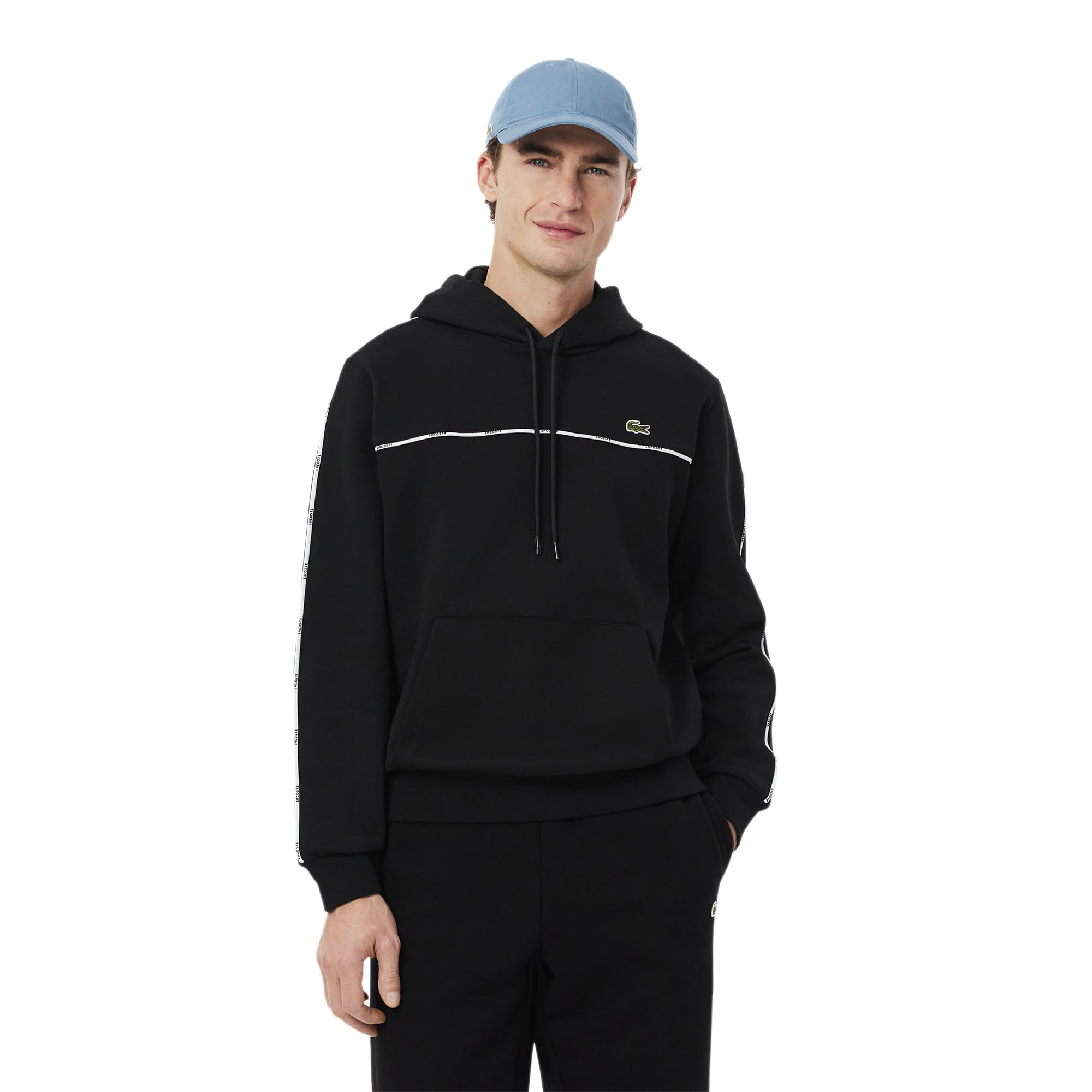 lacoste Classic Fit Logo Stripe Sweatshirt-picture-55