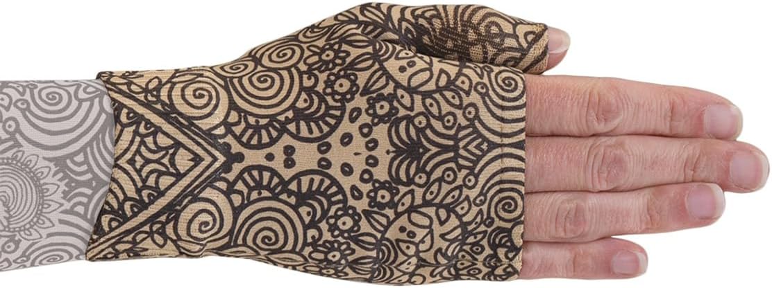 Lymphedivas Beauty-Full Beige Medical Graduated Compression Gauntlet for Lymphedema