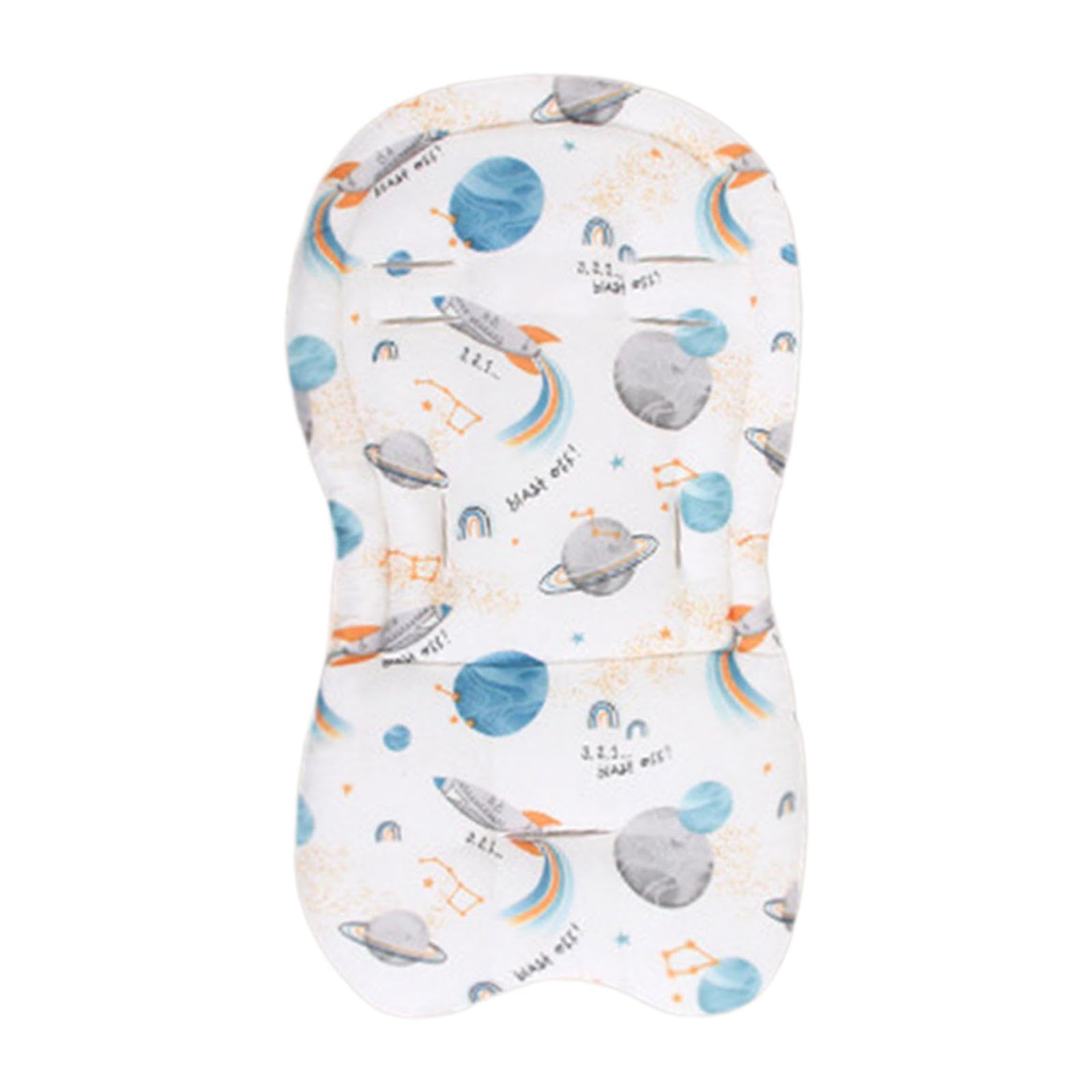 Coussin Réducteur pour Siège Auto Bébé, Respirant et Confortable, pour Poussette, pour Nouveau-nés et Bébés, Planète