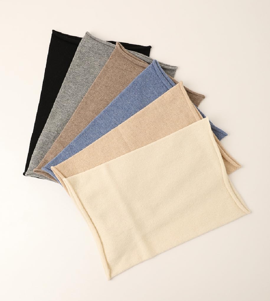 Damen Herren Kaschmir Loop Schal warm Cashmere leicht Schlauchschal Strick-schal Halstuch