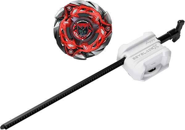 Hasbro Beyblade X, Set Starter Pack Flame Cerberus W 5-80WB CX con trottola di Resistenza e Lanciatore di Takara Tomy, trottole da Combattimento Giocattolo, dagli 8 Anni in su - 2