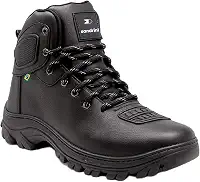Bota Coturno Defender Sandrini Couro Motoboy Biqueira