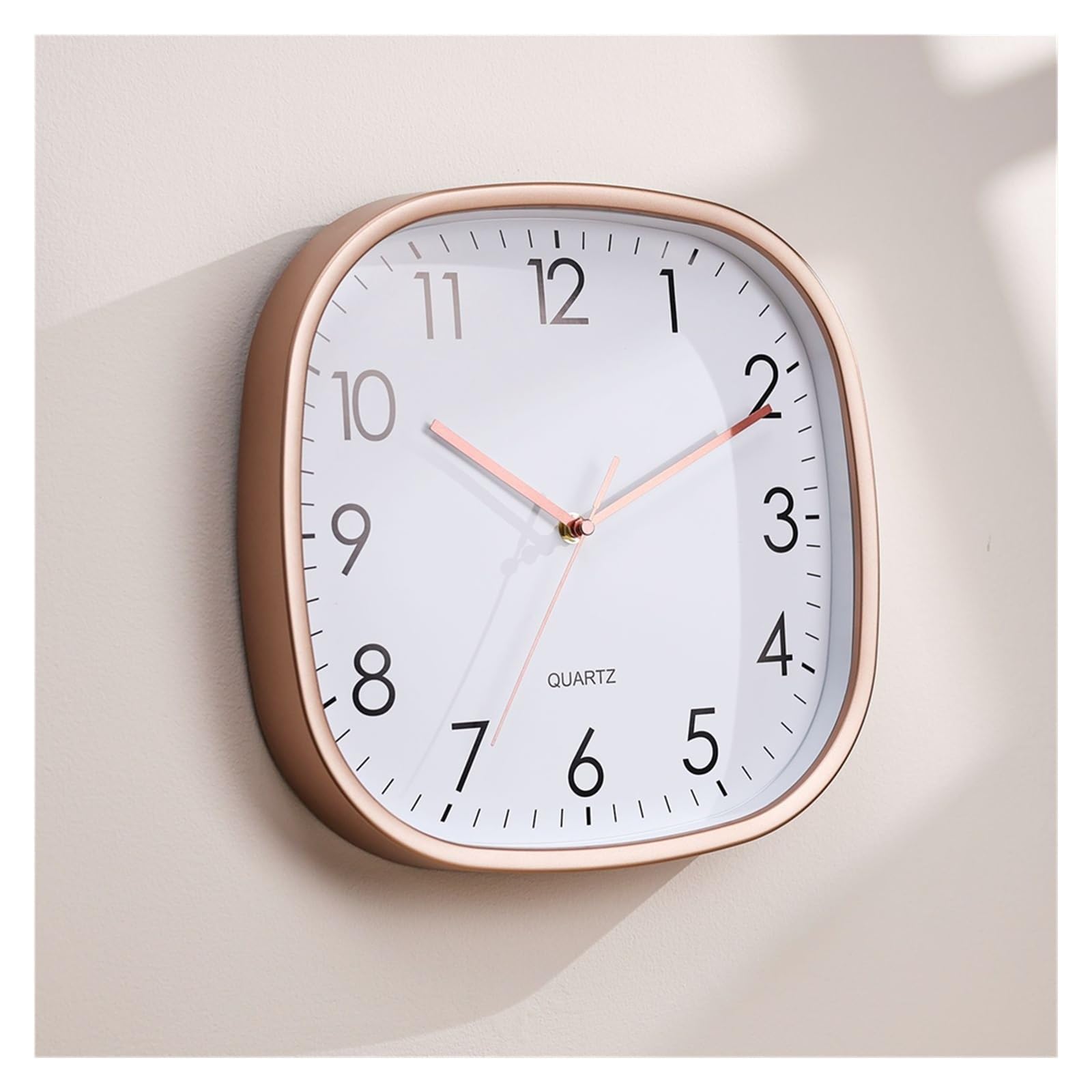 Horloge Murale Unity Hastings 22 Cm - Argent, Mouvement Silencieux, Design Moderne
