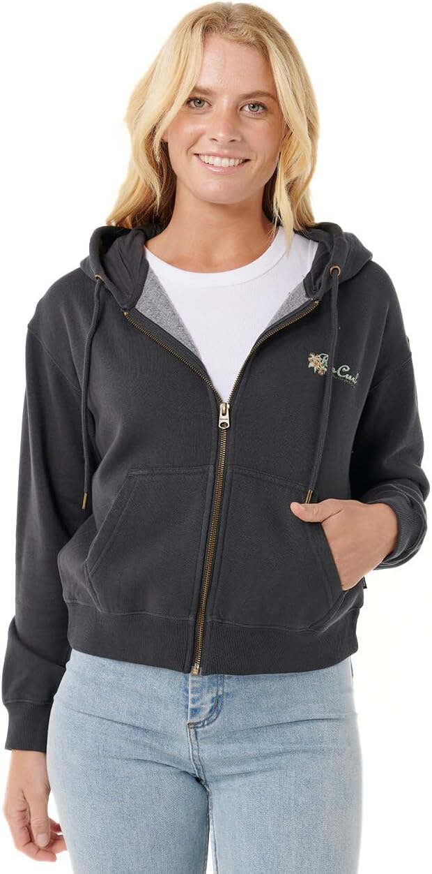 Rip Curl Women's Waikiki Zip-up Hooded Fleece Sweatshirt