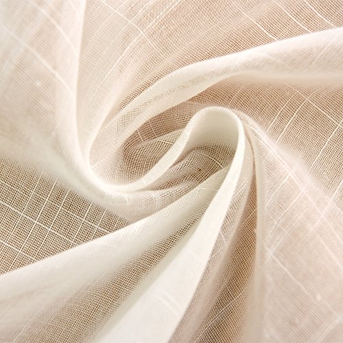 Zhh Crochet Curtain Embroidery Hook Flower Panel For Living Room Bedroom Decor Elegant Rustic Curtain White Sheer Polyester And Cotton Curtain 59 X 70 Inch #TOP4