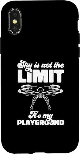 Miniatura 7 de iPhone 12 Pro Max Drone Pilot Sky Is Not My Limit Its My Playground Quadcopter Case