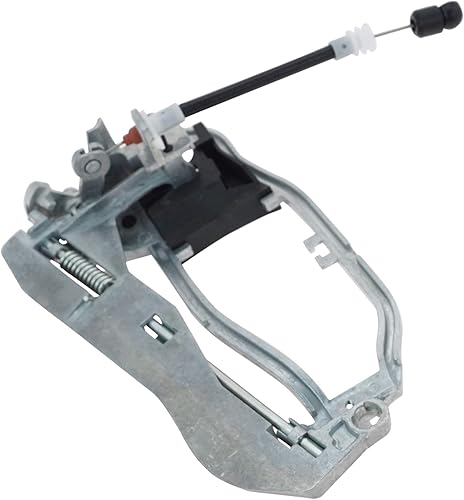 Miniatura 189 de TRQ Manija de la puerta exterior trasera izquierda del lado del conductor negra compatible con Honda Civic 2001-2005