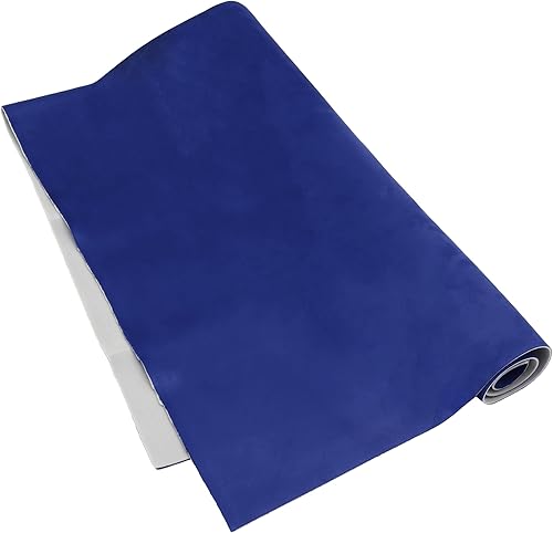 Vista 16 de X AUTOHAUX Forro de ante de 59.8 pulgadas de largo x 47 pulgadas de ancho con respaldo de espuma para tapicería interior de coche, camión, RV, SUV