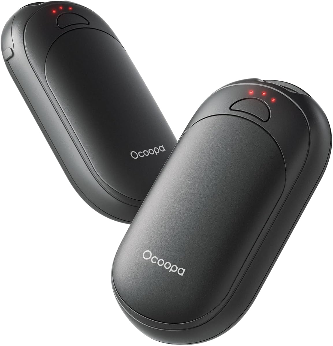 OCOOPA UT3 Lite Rechargeable Hand Warmers 2 Pack, Magnetic Electric Handwarmers Ultra Thin Light Portable for Pocket Gloves,3 Levels Heat, Up to 8 hrs, UL Certified, Tech Gifts for Men, Women