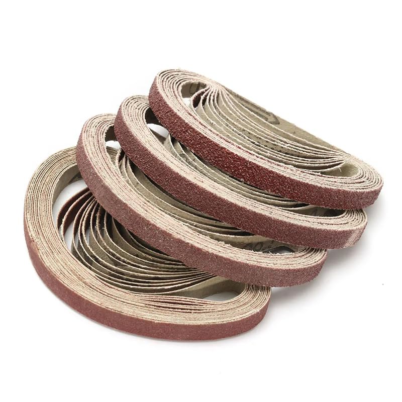 50pcs 330mm X 10mm Sanding Belts Abrasive Belt Belts File Finger Sander Sanding Accessories,120