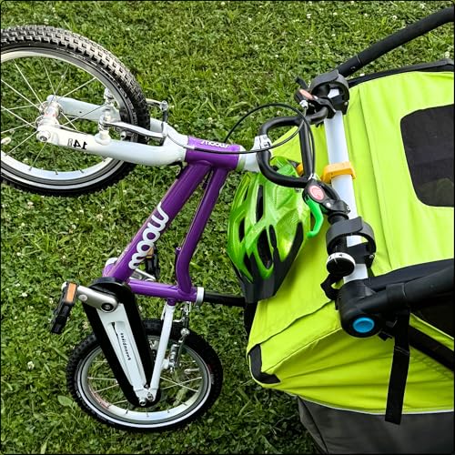 GuNaMa Laufrad & Kinder Fahrrad Halterung für Thule Chariot ab 2017 Sport Cross Cab Lite 2, Kinderwagen, Halter für Thule Fahrradanhänger, Fahrradhalter, Zubehör, Fahrradträger, Fahrradhalterung