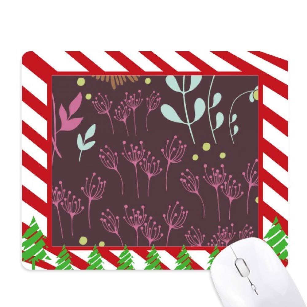 Tapis de souris fleur sombre antidérapant grand format avec motif