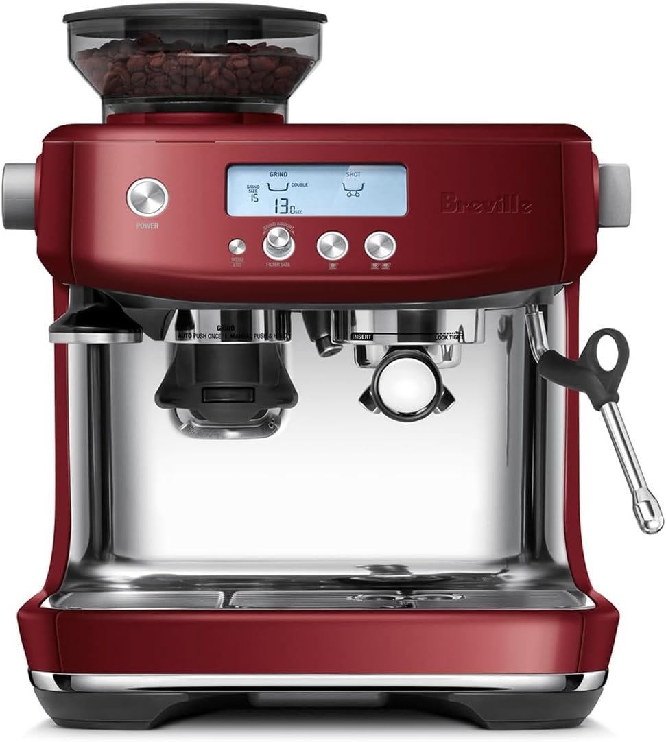 Breville Barista Pro Espresso Machine BES878RVC, Red Velvet Cake
