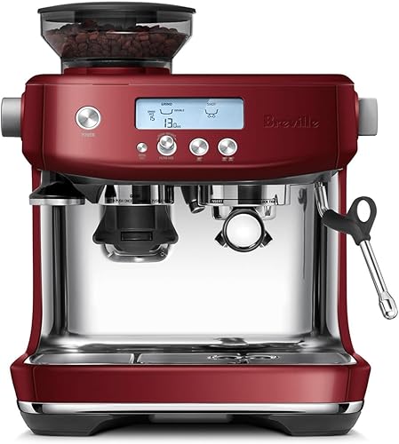 Breville Barista Pro - Máquina de café expreso, pastel de terciopelo rojo, grande