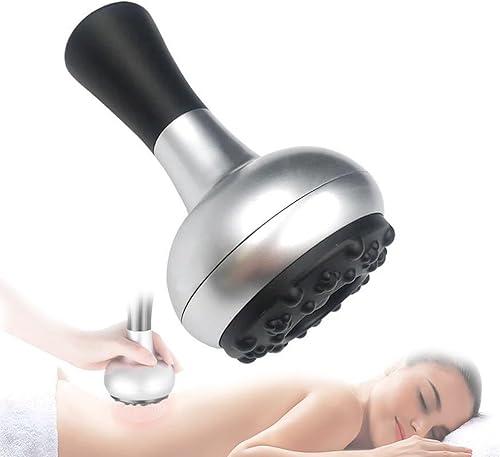 Masajeador de celulitis, herramienta de masaje de raspado Gua Sha con temperatura y succión para aliviar el dolor muscular de la espalda, máquina
